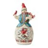 Enesco Jim Shore Heartwood Creek Snowman With Cardinals Figurine, 9.64 Inch, Multicolor -Department 56 Shop 41k9KSYgRqL