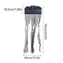 Halloween Decor Plastic Bat Halloween Door Hanging Bar Door Window Decoration Props (C, One Size) -Department 56 Shop 41kk641pRiL