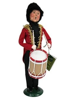 Byers' Choice 12 Drummers Drumming Caroler Figurine 742 From The 12 Days Of Christmas Collection