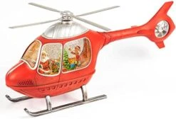 TIJNN Snow Globe Lantern Water Sparkling Santa Claus And Christmas Tree Scene, Battery And USB Powered Home Decoration Lights Birthday -Department 56 Shop 41kxyxpl3SL. AC 1