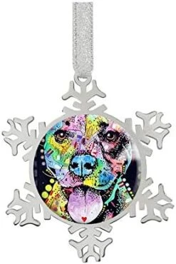 Fashion Image Snowflake Ornaments Silver 2.9"X2.6"X0.3"inches Home Decoration Christmas Tree Hanging Ornaments (Lovely-Penguin) -Department 56 Shop 41lhrc7abFL. AC