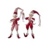RAZ Imports 2021 Peppermint Parlor 30-inch Posable Elf Figurine, Assortment Of 2 -Department 56 Shop 41mZD4ywttL