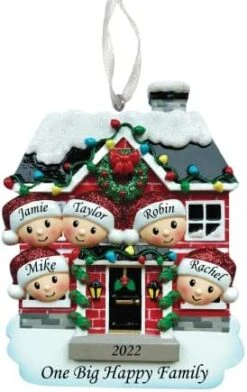 2023 Personalized Ornament House Of Family Of 4 Christmas Tree Ornament Artisanal Customized Decoration Family Ornament - Free Personalization 12 2023 Personalized Ornament House Of Family Of 4 Christmas Tree Ornament Artisanal Customized Decoration Family Ornament - Free Personalization -Department 56 Shop 41mtgabwAkL. AC