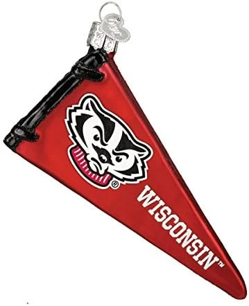 Old World Christmas University Of Wisconsin Badgers Glass Blown Ornaments For Christmas Tree Beanie 9 Old World Christmas University Of Wisconsin Badgers Glass Blown Ornaments For Christmas Tree Beanie - Image 9