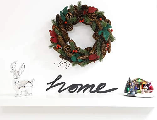Premier® Premier 45cm Natural Autumn Wreath With Cones - Home Decoration - Wreaths & Garlands 4 Premier® Premier 45cm Natural Autumn Wreath With Cones - Home Decoration - Wreaths & Garlands - Image 4