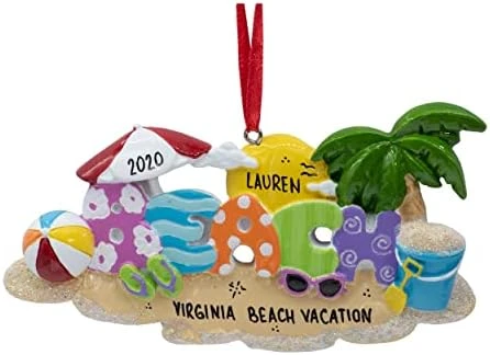 UniqXmas Personalized Beach Christmas Ornament 2023 | Summer Vacation Sunbathing, Holiday Decoration With Beach Chair And Umbrella For Xmas Tree | Unique Keepsake Gift - Custom Name & Year 5 UniqXmas Personalized Beach Christmas Ornament 2023 | Summer Vacation Sunbathing, Holiday Decoration With Beach Chair And Umbrella For Xmas Tree | Unique Keepsake Gift - Custom Name & Year - Image 5