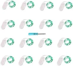 YJFWAL 24 Packs Fairy Lights Battery Operated(Batteries Included),10.2FT 30LEDs Copper Wire Firefly Lights,Mini Starry String Lights For Mason Jars Wedding Party DIY Christmas Decor (Cool White) -Department 56 Shop 41nhv9bfBL. AC