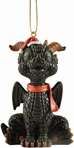 Baby Beige Dragon Christmas Tree Ornament Holiday Collectible Santa Figurine … 7 Baby Beige Dragon Christmas Tree Ornament Holiday Collectible Santa Figurine … - Image 7