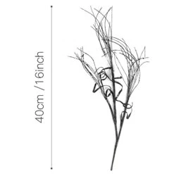 KI Store Glitter Curly Christmas Spray Set Of 12 Black Wispy Willow Christmas Picks For Halloween Christmas Tree Wreath Garland Bouquet Tree Topper Decoration -Department 56 Shop 41p0l1SP5yL