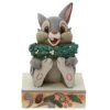 Enesco Jim Shore Disney Traditions Bambi Thumper Christmas Holly Figurine, 3.86 Inch, Multicolor
