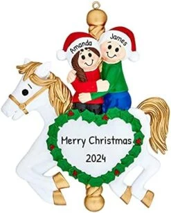 Personalized Christmas Ornaments For Couples - Couples Ornament 2022 Couple Ornaments For Christmas Tree Present Christmas Ornaments For Couples - Free Customization -Department 56 Shop 41q3hbCCRzL. AC