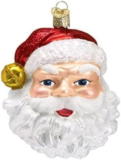 Old World Christmas Ornaments: Assortment Of Santas Glass Blown Ornaments For Christmas Tree, Winking Santa -Department 56 Shop 41qJKZPWcL. AC