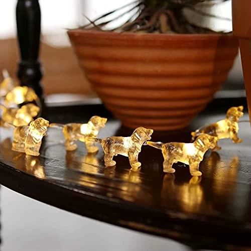 Fairy Labrador String Lights Unique Decorative Lights Dog Gifts For Girls Cute Lights 20LEDs 8ft Battery Operated For Birthday Dog Lover Xmas Thanksgiving Decor 5 Fairy Labrador String Lights Unique Decorative Lights Dog Gifts For Girls Cute Lights 20LEDs 8ft Battery Operated For Birthday Dog Lover Xmas Thanksgiving Decor - Image 5