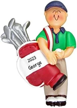 Personalized Golf Christmas Ornaments 2022 - Golfer Ornament, Golf Decor, Golf Ornament, Golf Themed Gifts For Men, Golf Decorations - Caucasian Male - Free Customization -Department 56 Shop 41qgU8NyNHL. AC