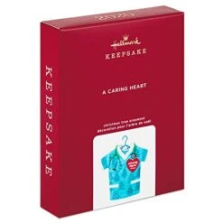 Hallmark Keepsake Christmas Ornament 2020, A Caring Heart Scrubs, Fabric, Multicolor (1299QGO1941) -Department 56 Shop 41qiRwfgImL