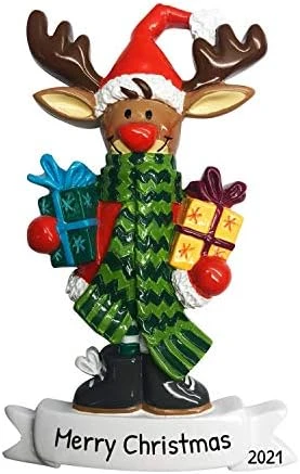 Personalized Reindeer Christmas Ornaments - Moose Christmas Ornaments, Antler Christmas Ornaments, Rudolph Christmas Ornaments, Christmas Reindeer Decor - Tangled Moose - Free Customization 10 Personalized Reindeer Christmas Ornaments - Moose Christmas Ornaments, Antler Christmas Ornaments, Rudolph Christmas Ornaments, Christmas Reindeer Decor - Tangled Moose - Free Customization - Image 10