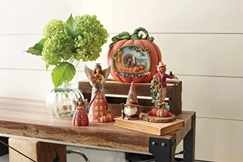 Enesco Jim Shore Heartwood Creek Fall Harvest Angel With Sunflowers Figurine, 8.25 Inch, Multicolor 4 Enesco Jim Shore Heartwood Creek Fall Harvest Angel With Sunflowers Figurine, 8.25 Inch, Multicolor - Image 4