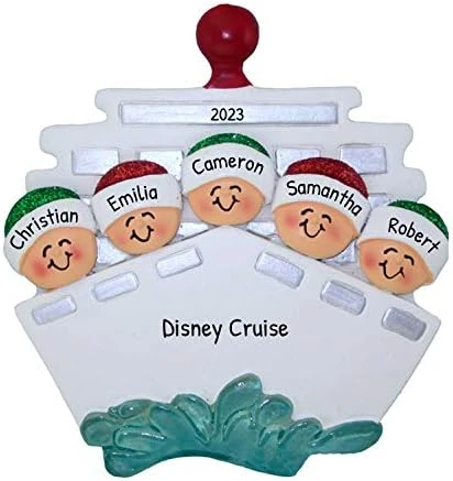 Personalized Family Ornament 2022 - Family Of Four Christmas Ornaments 2022 - Family Cruise Ship Ornament Family Of 4 Ship Ornaments Vacation Ornaments 2022 - Free Customization 7 Personalized Family Ornament 2022 - Family Of Four Christmas Ornaments 2022 - Family Cruise Ship Ornament Family Of 4 Ship Ornaments Vacation Ornaments 2022 - Free Customization - Image 7