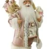 Windy Hill Collection Warm Rose Gold 16" Inch Santa Claus Standing Figurine Figure Decoration 161065