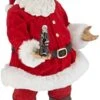 Kurt Adler 10.5-Inch Coca-Cola® Santa With LED Bottle Table Piece