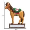 Personalized Horseback Riding Ornament - Equestrian Christmas Ornaments, Ranch Christmas Ornament, Horse Ornament, Equine Gifts For Horse Lovers - Saddled Horse - Free Customization -Department 56 Shop 41sRvZ6nEbL