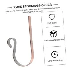 Abaodam 6pcs Christmas Hook Christmas Wreath Holder Christmas Mantle Clips Christmas Stocking Clip Metal Clothes Hangers Metal Clothes Rack Decorative Front Door Wreaths Accessories -Department 56 Shop 41tliP7sFgL