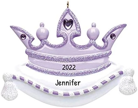 Personalized Princess Ornaments For Christmas Tree - Princess Christmas Ornaments, Daughter Ornament 2022, Baby Girl Ornament, Pink Christmas Ornaments - Carriage & Slippers - Free Customization 9 Personalized Princess Ornaments For Christmas Tree - Princess Christmas Ornaments, Daughter Ornament 2022, Baby Girl Ornament, Pink Christmas Ornaments - Carriage & Slippers - Free Customization - Image 9