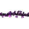 Northlight Black With Purple Garland-50 Feet Bats Halloween Tinsel Garland-Unlit, 50' -Department 56 Shop 41v7o1gWIVL