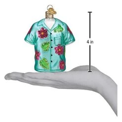 Old World Christmas Ornaments Hawaiian Shirt Glass Blown Ornaments For Christmas Tree -Department 56 Shop 41vPNMEP0CL