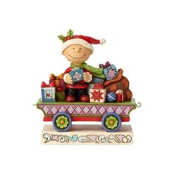 Enesco Jim Shore Peanuts Holiday Train Eight Car Gift Figurine Set, 4.75 Inch, Multicolor -Department 56 Shop 41vR5p9HIML