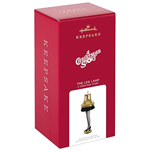 Hallmark Keepsake Christmas Ornament Year Dated 2021, A Christmas Story The Leg Lamp, Porcelain 3 Hallmark Keepsake Christmas Ornament Year Dated 2021, A Christmas Story The Leg Lamp, Porcelain - Image 3