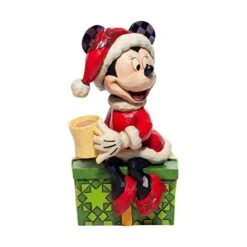 Enesco Jim Shore Disney Traditions Santa Minnie Mouse With Hot Chocolate Figurine, 6.1 Inch, Multicolor -Department 56 Shop 41wchvZOr8L
