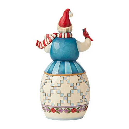 Enesco Jim Shore Heartwood Creek Snowman With Cardinals Figurine, 9.64 Inch, Multicolor 2 Enesco Jim Shore Heartwood Creek Snowman With Cardinals Figurine, 9.64 Inch, Multicolor - Image 2