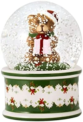 Villeroy & Boch - Christmas Toys, Snow Globe Small, Bear, 6,5 X 6,5 X 9cm, Porcelain/Glass, Multicoloured (14-8327-6695) 2 Villeroy & Boch - Christmas Toys, Snow Globe Small, Bear, 6,5 X 6,5 X 9cm, Porcelain/Glass, Multicoloured (14-8327-6695) - Image 2