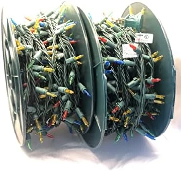 2 Packs Of DecoBrite LED 69ft (21m) 300 Ct Christmas String Lights Warm White - Green Wire, Indoor Outdoor Decorations For Christmas Tree, Patio, Garden (300-Warm White) 9 2 Packs Of DecoBrite LED 69ft (21m) 300 Ct Christmas String Lights Warm White - Green Wire, Indoor Outdoor Decorations For Christmas Tree, Patio, Garden (300-Warm White) - Image 9