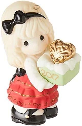 Precious Moments May The Gift Of Love Be Yours This Season Dated 2017 Bisque Porcelain Ball Ornament With Base 171003 5 Precious Moments May The Gift Of Love Be Yours This Season Dated 2017 Bisque Porcelain Ball Ornament With Base 171003 - Image 5