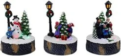 Christmas Village Tabletop Hockey Skating Rink - Pre-lit Winter Snow Village - Perfect Addition To Your Christmas Indoor Home Decorations - Great Centerpiece For Your Collection (Set Of 3 Figures) -Department 56 Shop 41xkIGy2IXS. AC
