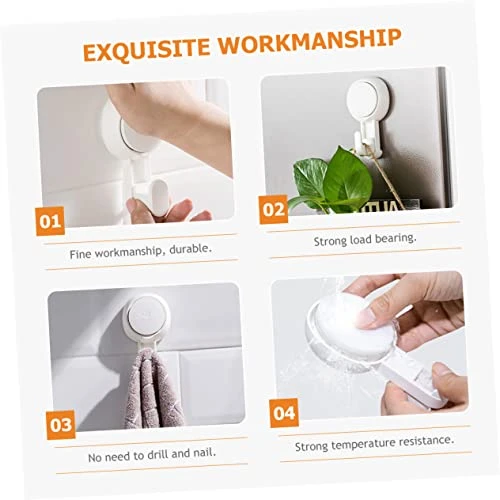Cabilock 20 Pcs For Hanger Clear Bathrobe Towel Christmas Bathroom Wreath Rack Suction Glass Vacuum Loofah Window Sponge Plastic Wall Hook Door Removable Shower Kitchen Adhesive Holder Cup 3 Cabilock 20 Pcs For Hanger Clear Bathrobe Towel Christmas Bathroom Wreath Rack Suction Glass Vacuum Loofah Window Sponge Plastic Wall Hook Door Removable Shower Kitchen Adhesive Holder Cup - Image 3