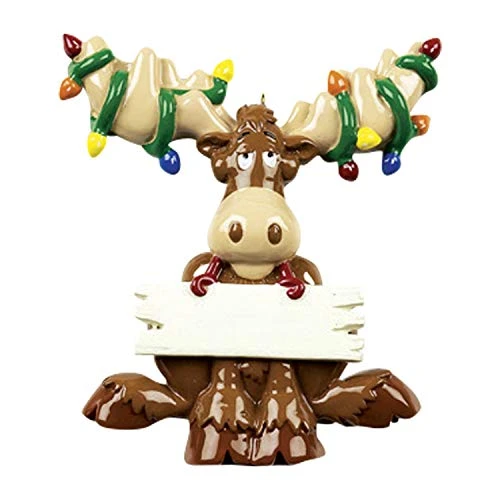 Personalized Reindeer Christmas Ornaments - Moose Christmas Ornaments, Antler Christmas Ornaments, Rudolph Christmas Ornaments, Christmas Reindeer Decor - Tangled Moose - Free Customization 2 Personalized Reindeer Christmas Ornaments - Moose Christmas Ornaments, Antler Christmas Ornaments, Rudolph Christmas Ornaments, Christmas Reindeer Decor - Tangled Moose - Free Customization - Image 2