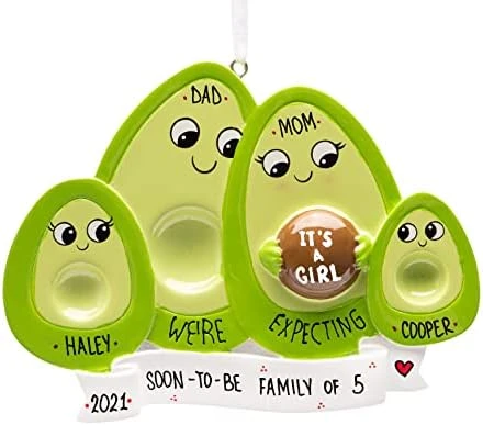 UniqXmas Personalized Pregnant Soon To Be Family Of 4 Christmas Ornament 2023 | We Are Expecting, Baby On The Way, 2nd Pregnancy Announcement | Bump’s First Xmas Keepsake Snowmen | Custom Name & Year 10 UniqXmas Personalized Pregnant Soon To Be Family Of 4 Christmas Ornament 2023 | We Are Expecting, Baby On The Way, 2nd Pregnancy Announcement | Bump’s First Xmas Keepsake Snowmen | Custom Name & Year - Image 10