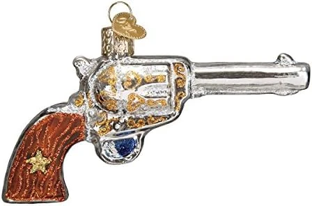 Old World Christmas Ornaments: Gun Collection Glass Blown Ornaments For Christmas Tree, Western Revolver 7 Old World Christmas Ornaments: Gun Collection Glass Blown Ornaments For Christmas Tree, Western Revolver - Image 7