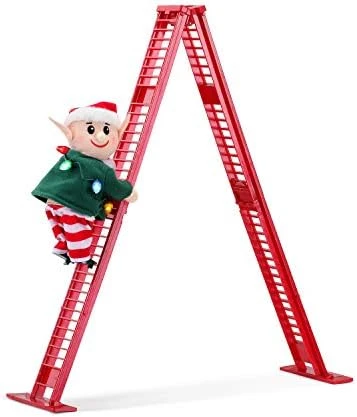 Mr. Christmas Super Climber Musical Animated Indoor, Plastic, Christmas Decoration, 42 Inches, White Santa 6 Mr. Christmas Super Climber Musical Animated Indoor, Plastic, Christmas Decoration, 42 Inches, White Santa - Image 6