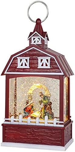 DRomance Christmas Music Snow Globe Lantern With 6 Hour Timer, USB Powered Battery Operated Lighted Water Singing Snow Globe For Mother’s Day Holiday Women Children Gift(Santa, 5 X 3.1 X 11.1 Inches) 5 DRomance Christmas Music Snow Globe Lantern With 6 Hour Timer, USB Powered Battery Operated Lighted Water Singing Snow Globe For Mother’s Day Holiday Women Children Gift(Santa, 5 X 3.1 X 11.1 Inches) - Image 5