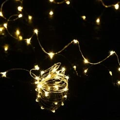 20 Pack 5ft 30 LED Fairy Lights Battery Operated String Lights - Ideal For Wedding Centerpieces,Table Decor,Crafts,Mason Jars,and Christmas Decorations - Silver Wire,Firefly Mini Lights - Warm White -Department 56 Shop 41zPWy0lX7L