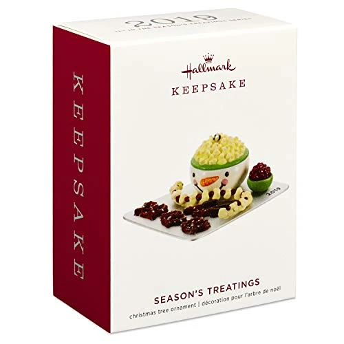 Hallmark Keepsake Christmas Ornament 2019 Year Dated Season's Treatings Snowman Popcorn Bowl, 3 Hallmark Keepsake Christmas Ornament 2019 Year Dated Season's Treatings Snowman Popcorn Bowl, - Image 3