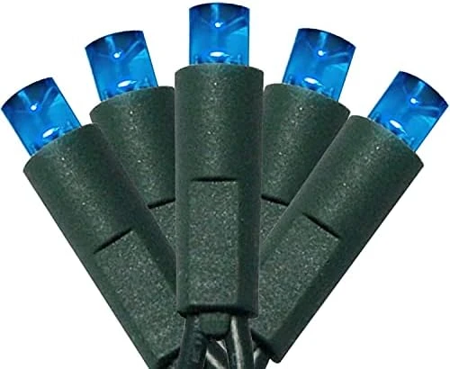 50 Count 5MM Wide Angle Led Christmas Lights Set,Outdoor Led String Lights For Garden Patio Christmas Trees Decoration,17 Feet Green Wire,Warm White 7 50 Count 5MM Wide Angle Led Christmas Lights Set,Outdoor Led String Lights For Garden Patio Christmas Trees Decoration,17 Feet Green Wire,Warm White - Image 7