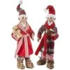 RAZ Imports Set Of 2 Posable Elf Ready For Bed Christmas Elfs 16 Inch