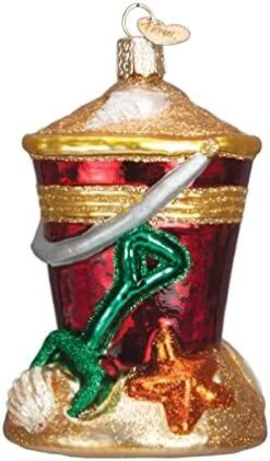 Old World Christmas Glass Blown Ornament Christmas Palm Tree (48037) -Department 56 Shop 510edqT0IUL. AC