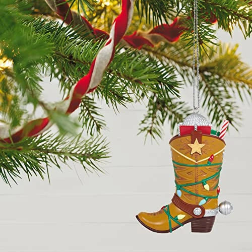 Hallmark Keepsake Christmas Ornament 2022, Silver Bells And Silver Spurs 5 Hallmark Keepsake Christmas Ornament 2022, Silver Bells And Silver Spurs - Image 5