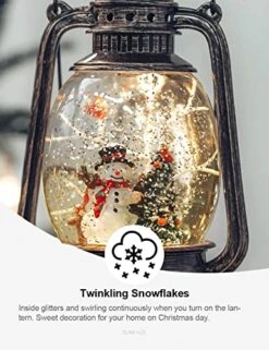 Musical Christmas Snow Globe, Cardinal Snowman Scene Decorations With Timer Swirling Singing Water Glittering Water Lantern, USB/Battery 8 Musical Christmas Snow Globe, Cardinal Snowman Scene Decorations With Timer Swirling Singing Water Glittering Water Lantern, USB/Battery -Department 56 Shop 510vwWx75UL